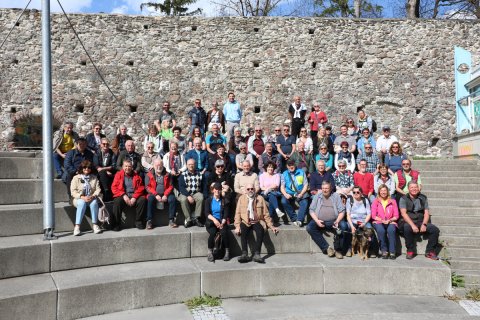 Ancampen: Gruppenfoto der Teilnehmer des 1. Termins
                           