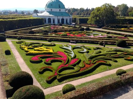 Der Blumengarten in Kromeriz