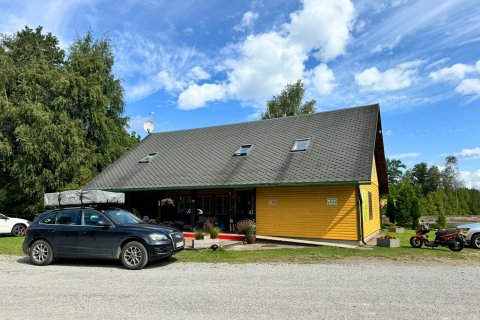 Camping Tehumardi Eingang Rezeption