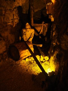 Ein Blick in die Vergangenheit im Silberbergwerk