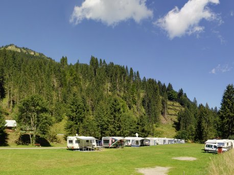 Camping Vorderboden - Nr.1 für Camping im Kleinwalsertal