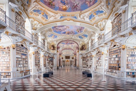 Die größte Klosterbibliothek der Welt im Stift Admont 