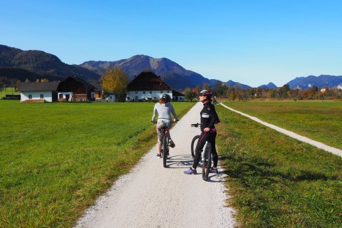 Eine schöne Radrunde führt fast um den ganzen See.