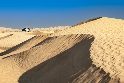 Reisebericht Oman Dünen der
                           Rub al Khali Wüste Nördlich von Dhofar