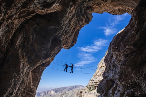 Reisebericht Oman Klettersteig bei Jabal Akdhar