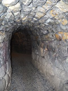 Tunnel im Silberbergwerk