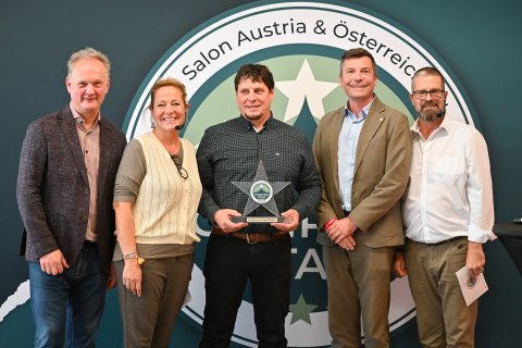 Daniel Wurzenberger von Pielachtal Camping, die Initiatoren
                           und Weinzettl und Rudle