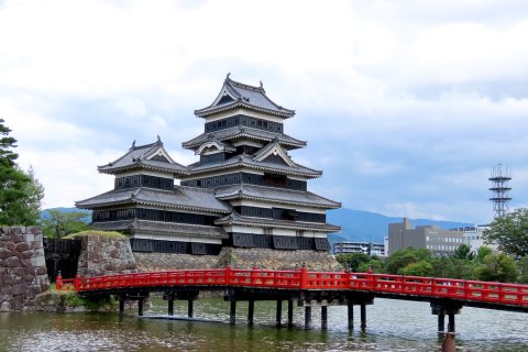 In Matsumoto besuchten wir die Burg.