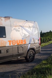 Wohnmobil auf der Straße