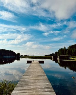 Usma Spa Camping Schwimmteich Steg