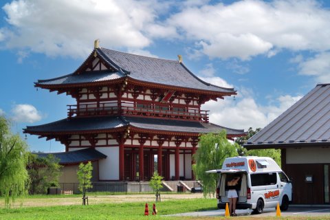 Campervan am
                           Stellplatz