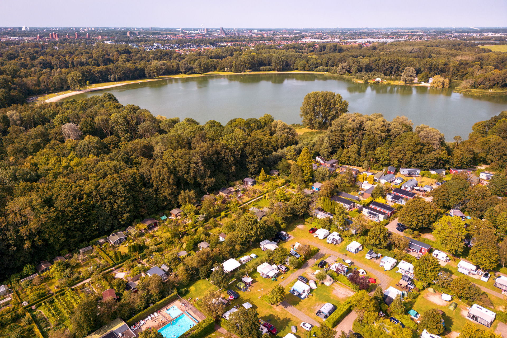 Vakantiepark Delftse Hout Luftbild