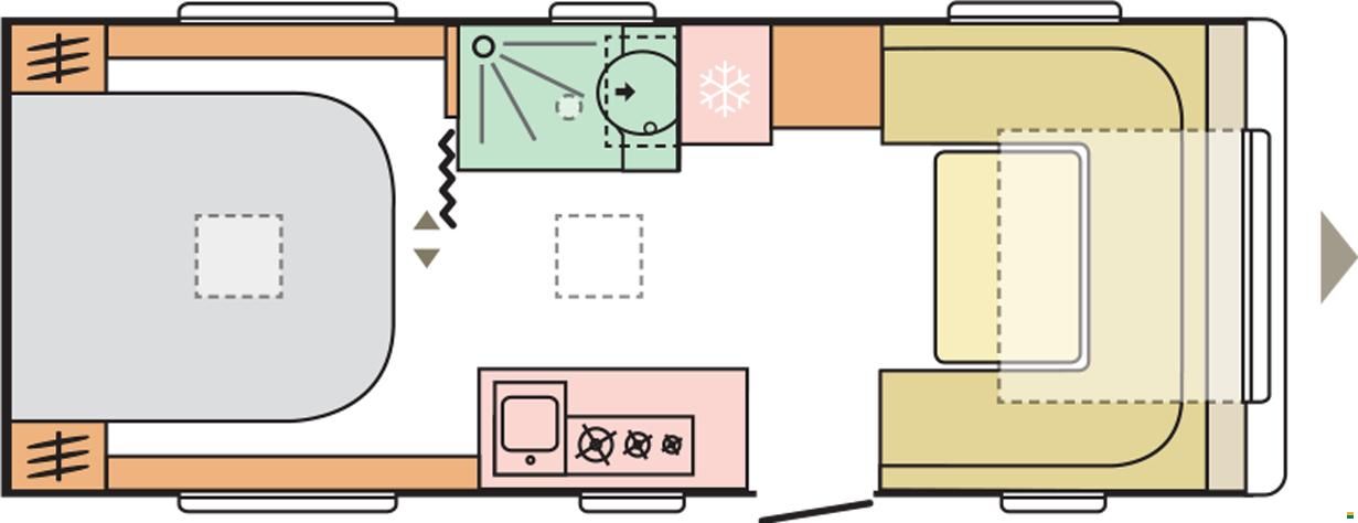 Grundriss Adria
                           Adora 593 UP